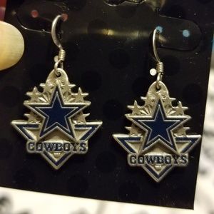 Dallas Cowboys Dangle Earrings